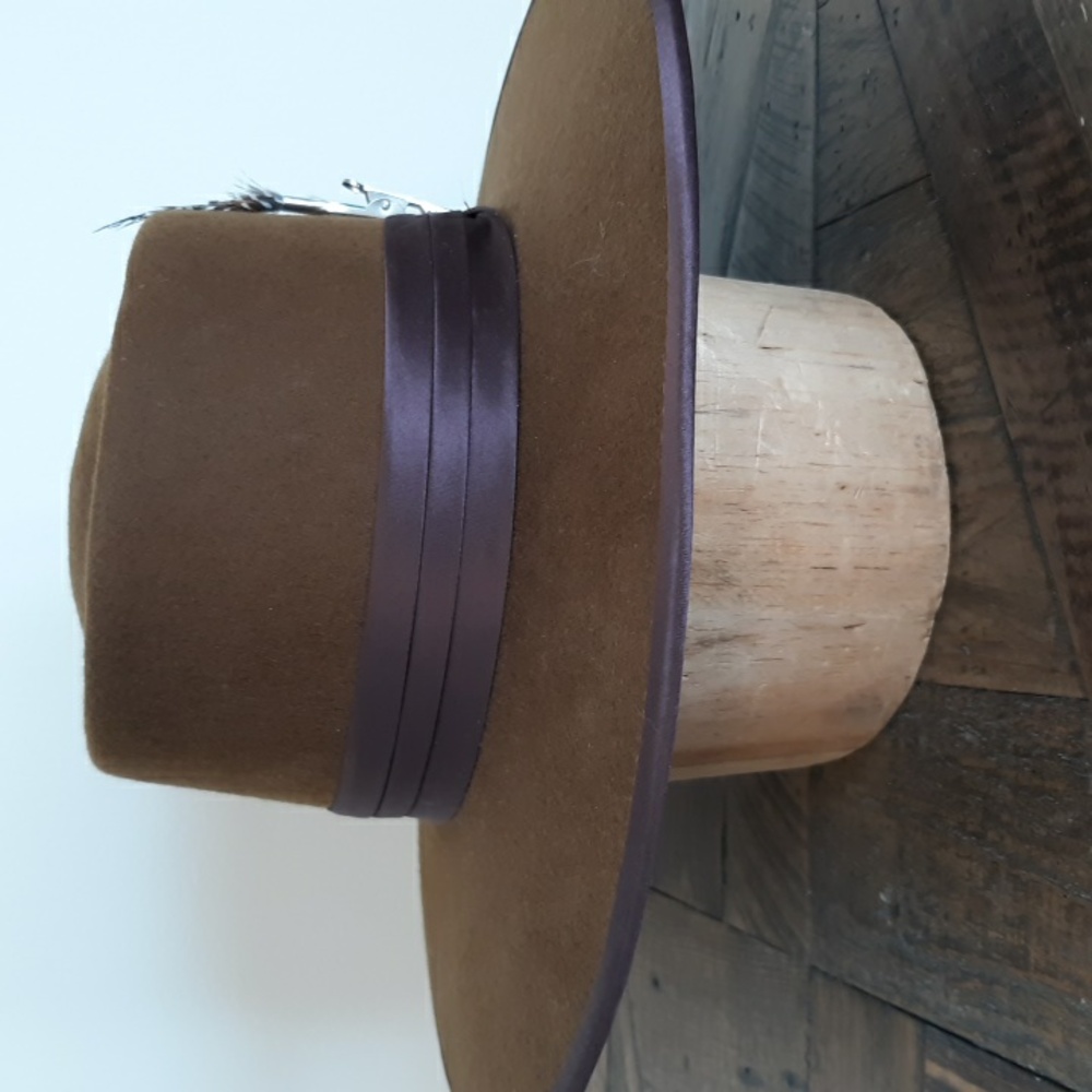 Brixton Amarillo Coffee Fedora size S (7)